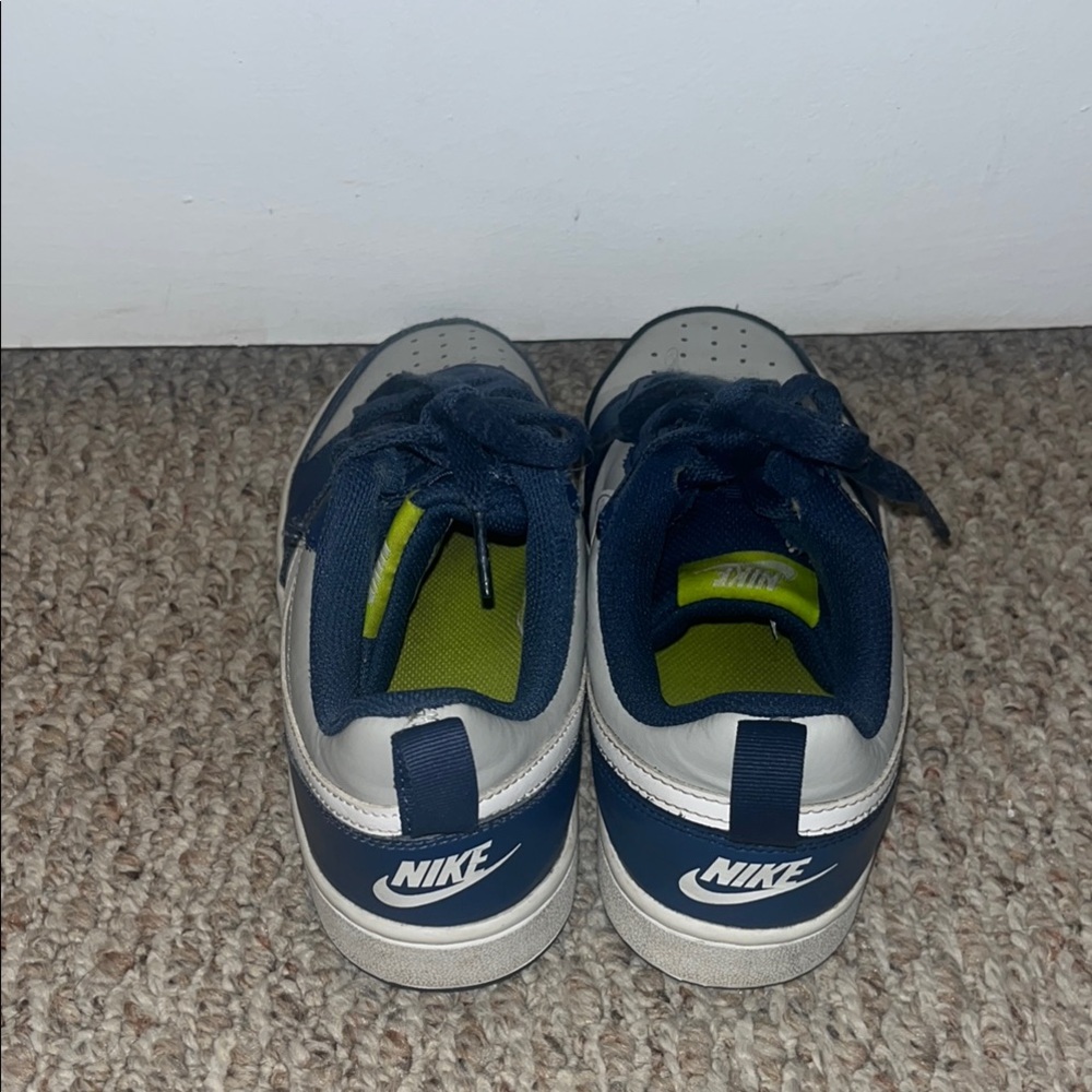 Nike Blue and White Sneakers - Picture 4 of 5